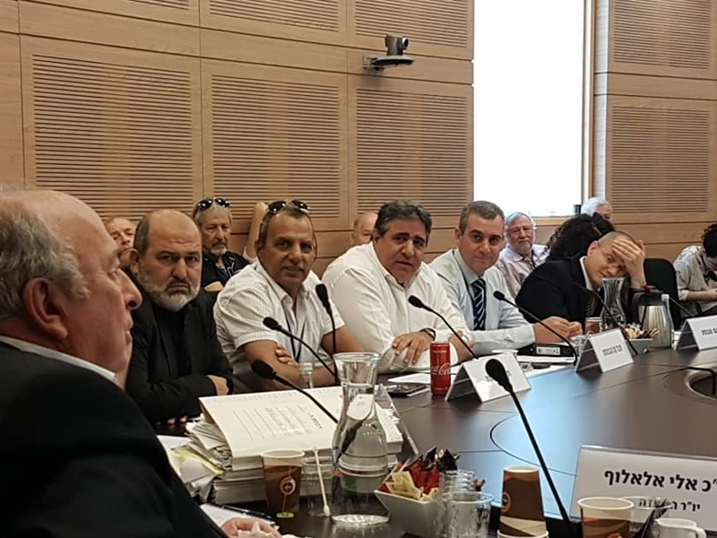 נשיא הלשכה בישיבה בוועדת העבודה והרווחה של הכנסת